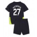 Maillot de foot Manchester City Matheus Nunes #27 Extérieur vêtements enfant 2024-25 Manches Courtes (+ pantalon court)